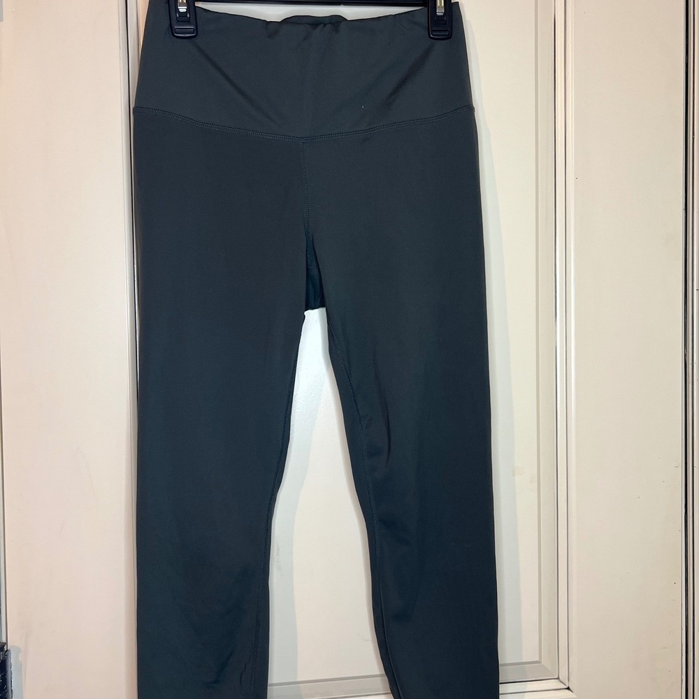90 Degree by Reflex Womens High Waist Leggings Gray Medium Yoga Pants RN 144527